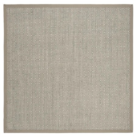 Safavieh Natural Fiber 6 ft. Square Area Rug - Natural & Taupe NF151C-6SQ